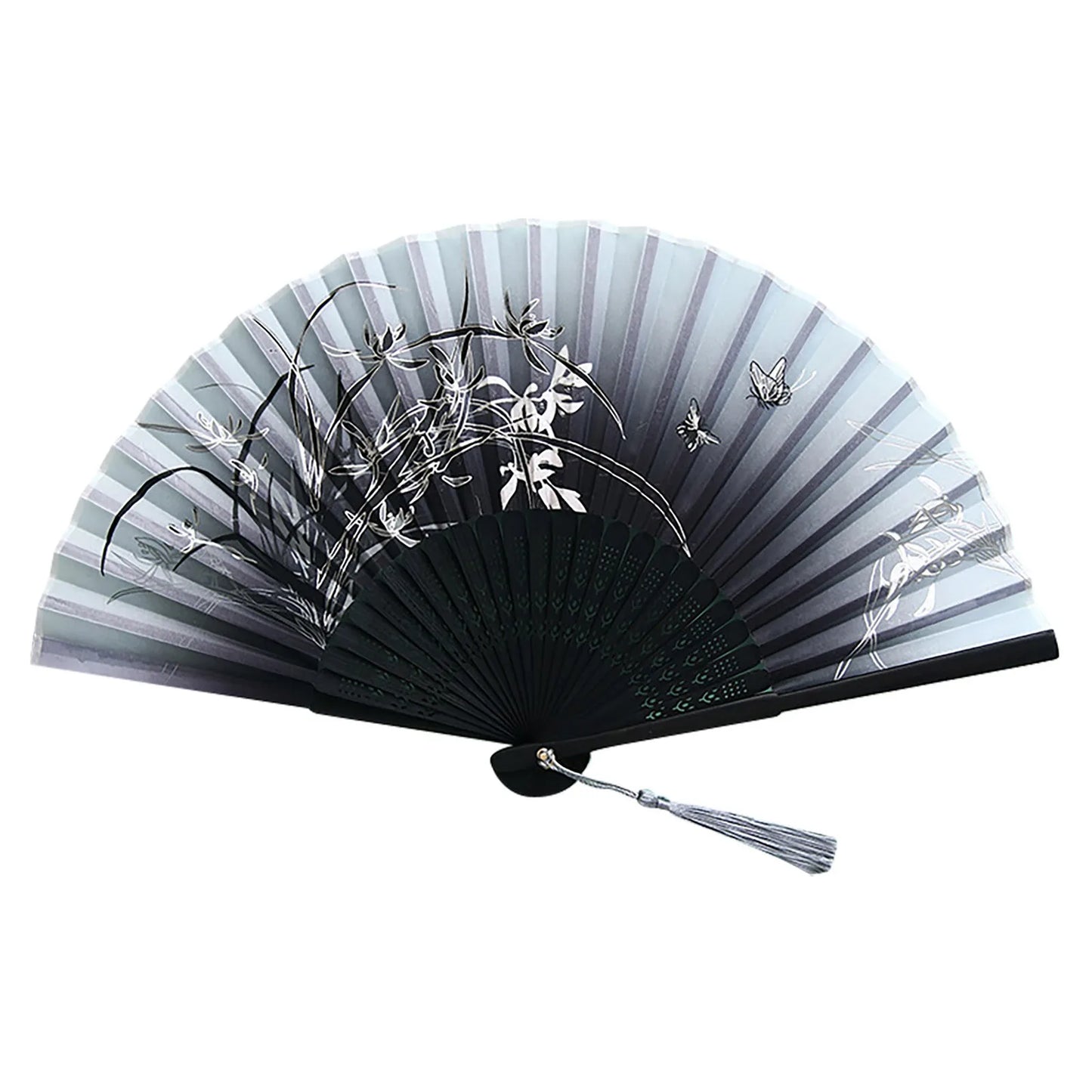 Chinese Fan Hand Fans For Women Foldable Silk Bamboos Foldable Paper Fans For Wedding Dancing Party Home Decoration Wholesale
