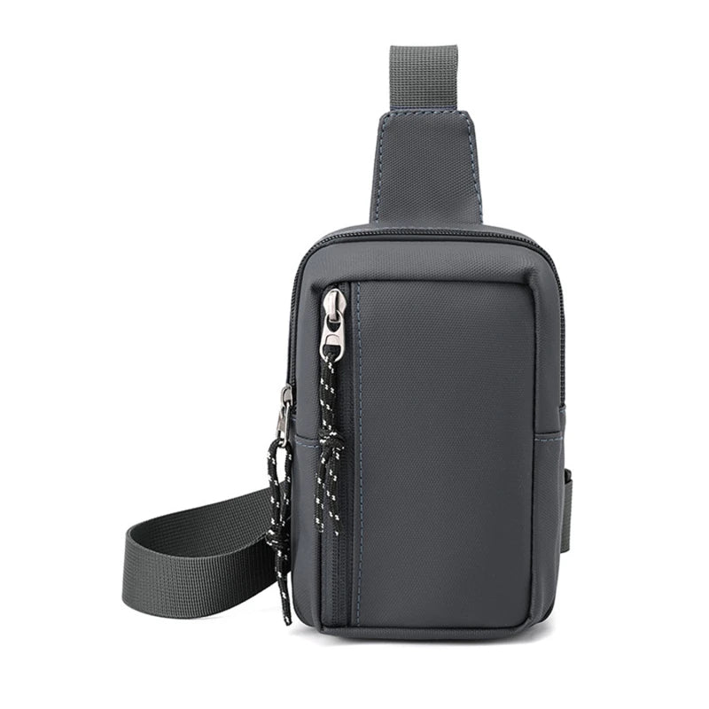 Men Chest Bag Sports Shoulder Body Bag Oxford Fashion Man Side Sling Crossbody Bag For Male Casual Handbag Travel Phone Bags