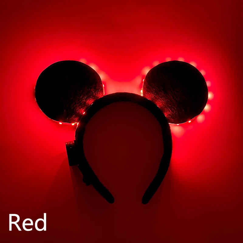 Newest LED Light Up Headband Colorful Color Cat Ear Light Headband For NightClub Rave Party Bachelor Party Supplies