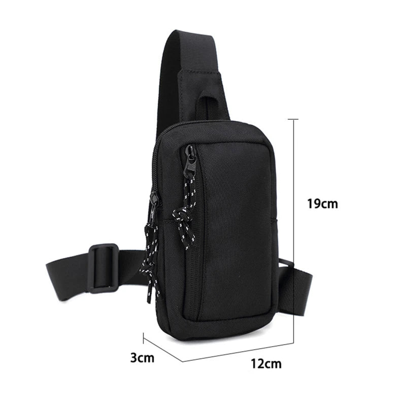Men Chest Bag Sports Shoulder Body Bag Oxford Fashion Man Side Sling Crossbody Bag For Male Casual Handbag Travel Phone Bags