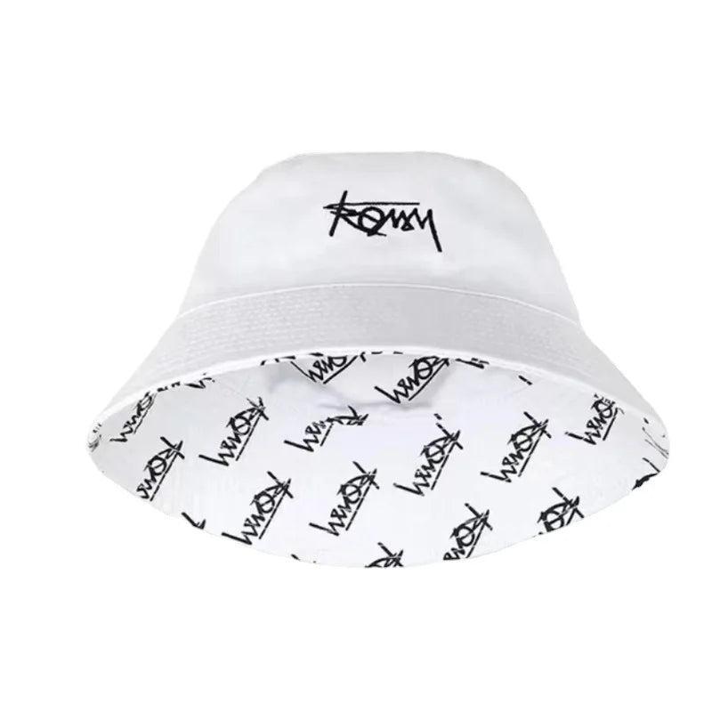 Reversible Hat Big Head Size Autumn Bucket Hat Men Korean Casual Street Panama Hat Hiphop Golf Fisherman Hat Caps for Women