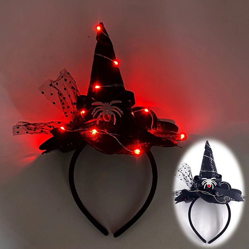 Newest LED Light Up Headband Colorful Color Cat Ear Light Headband For NightClub Rave Party Bachelor Party Supplies