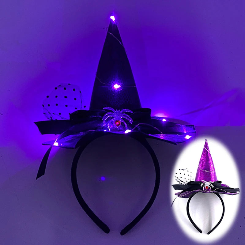 Newest LED Light Up Headband Colorful Color Cat Ear Light Headband For NightClub Rave Party Bachelor Party Supplies