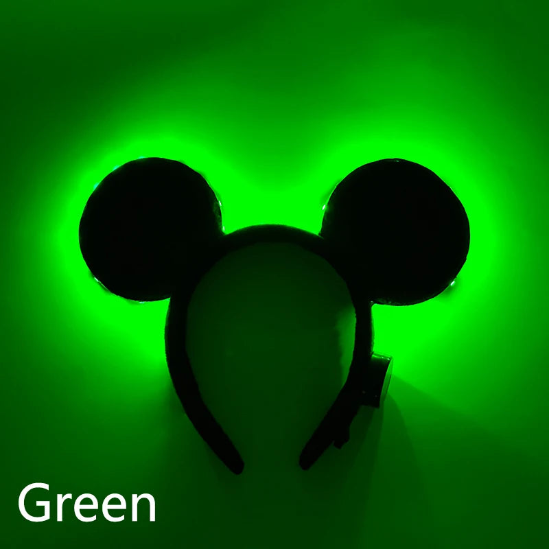 Newest LED Light Up Headband Colorful Color Cat Ear Light Headband For NightClub Rave Party Bachelor Party Supplies