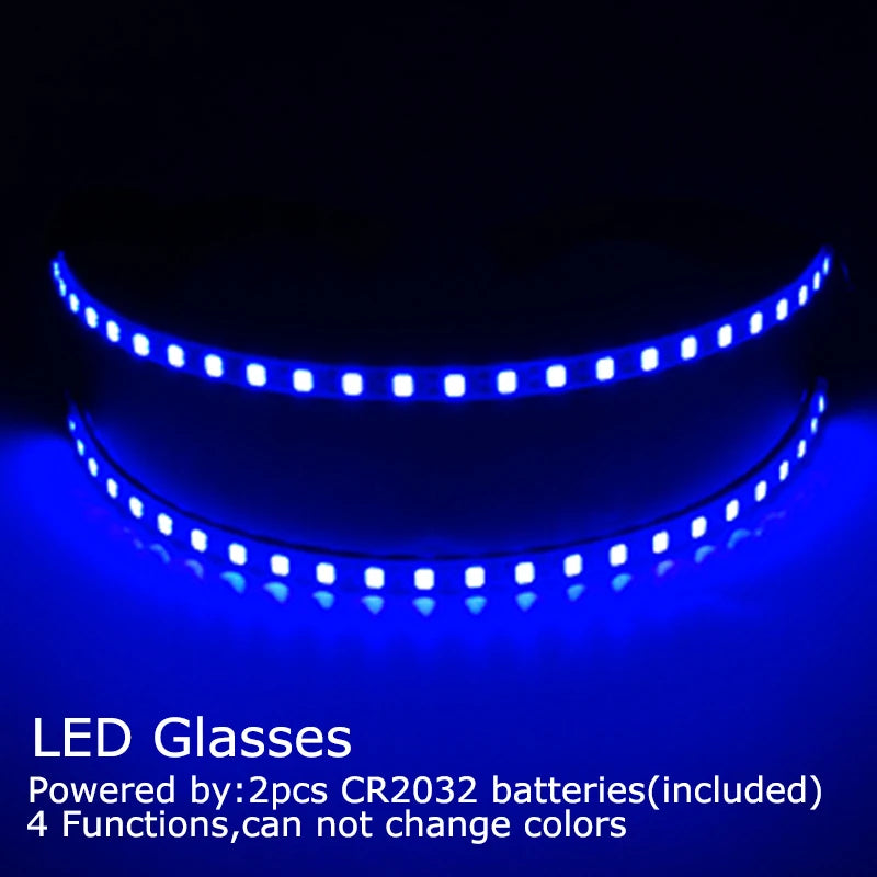USB Rechargeable Color Changing LED Glow Gloves Rave Flashing Finger Lighting Glove Light Up Rave Costume DJ Party Decor
