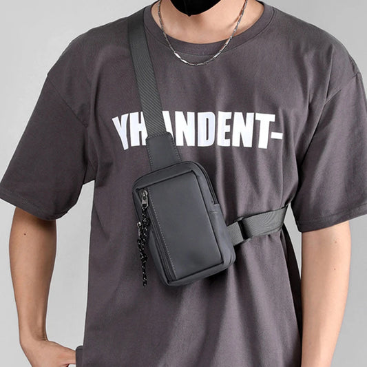 Men Chest Bag Sports Shoulder Body Bag Oxford Fashion Man Side Sling Crossbody Bag For Male Casual Handbag Travel Phone Bags