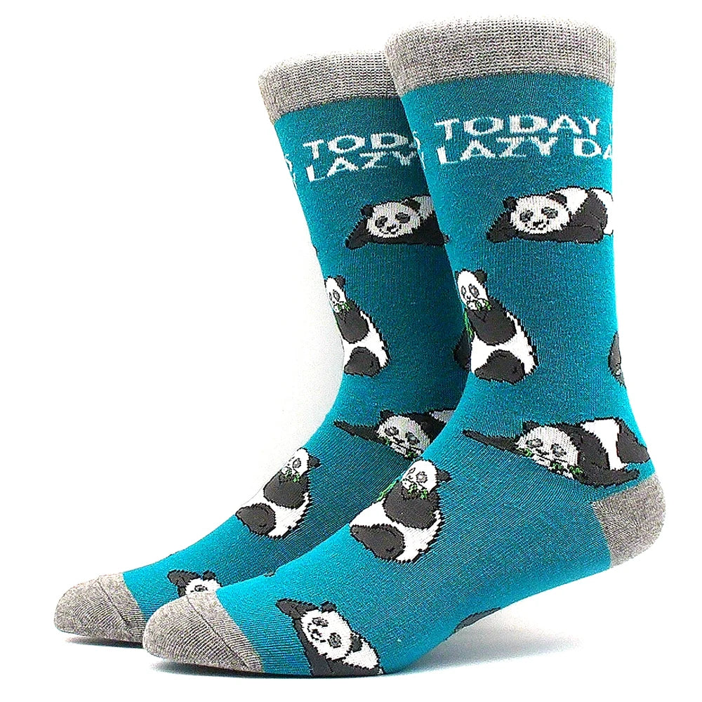 Happy Funny Socks Men's and Women's Alien Sheep Pattern Sokken Diversidos Jacquard Calcetines Unisex Hip Hop Skateboarding Socks