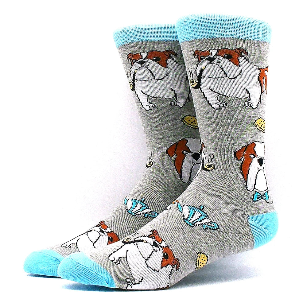 Happy Funny Socks Men's and Women's Alien Sheep Pattern Sokken Diversidos Jacquard Calcetines Unisex Hip Hop Skateboarding Socks