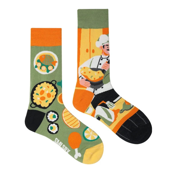 1 Pair Man Women Sock Original AB Tide Socks Medium High Tube Colorful Socks Mystery Alien Cotton Cowboy Clown Bomb Unisex Socks