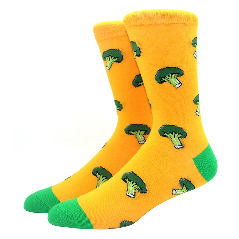 Happy Funny Socks Men's and Women's Alien Sheep Pattern Sokken Diversidos Jacquard Calcetines Unisex Hip Hop Skateboarding Socks