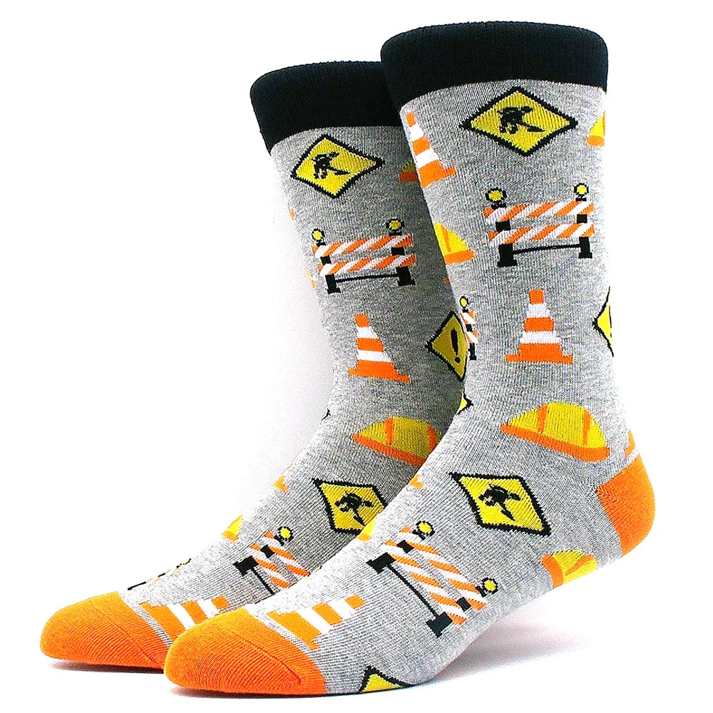Happy Funny Socks Men's and Women's Alien Sheep Pattern Sokken Diversidos Jacquard Calcetines Unisex Hip Hop Skateboarding Socks
